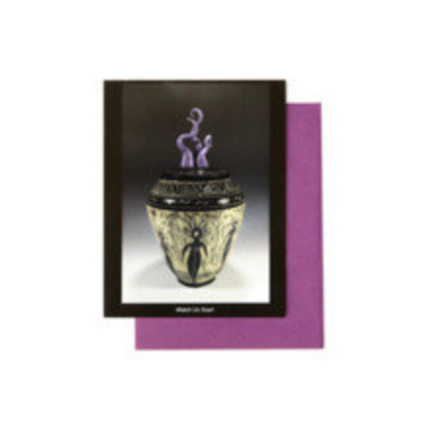 *CBY POTTERY Note Card /Envelope Soar