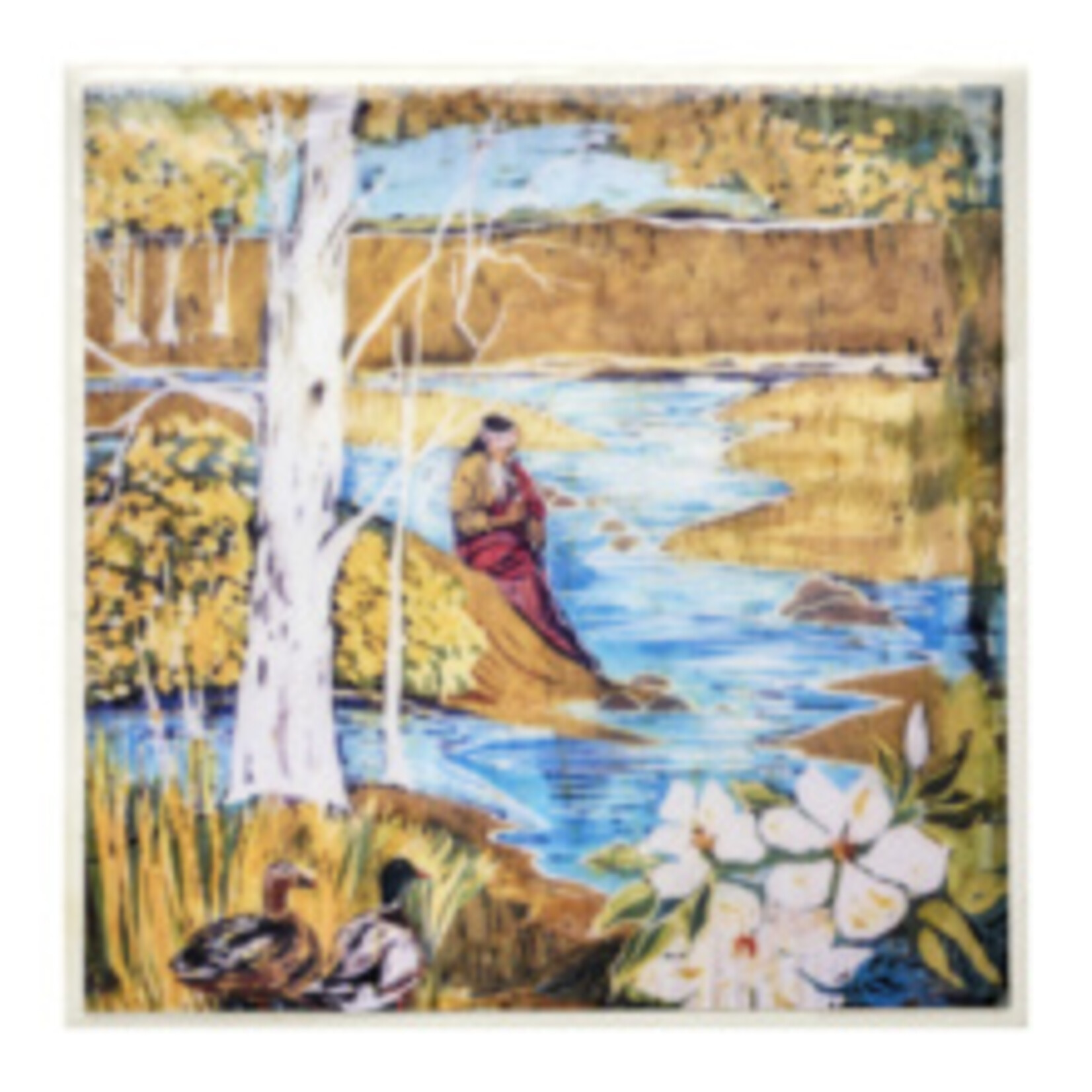 *JU Water Series Set of 5  8x8 Stretched giclee Canvas Prints