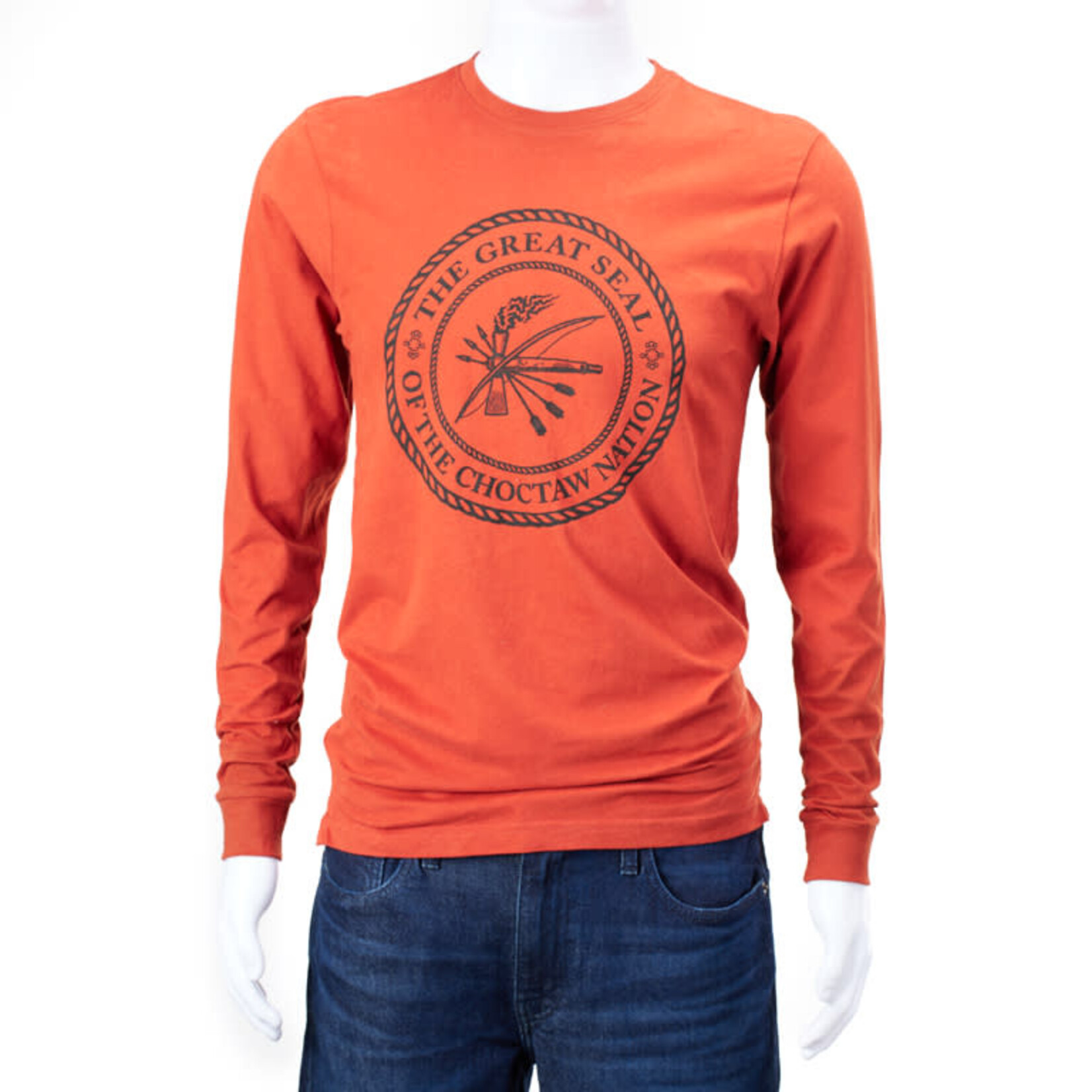 Seal Long Sleeve  Shirt Brick 4X