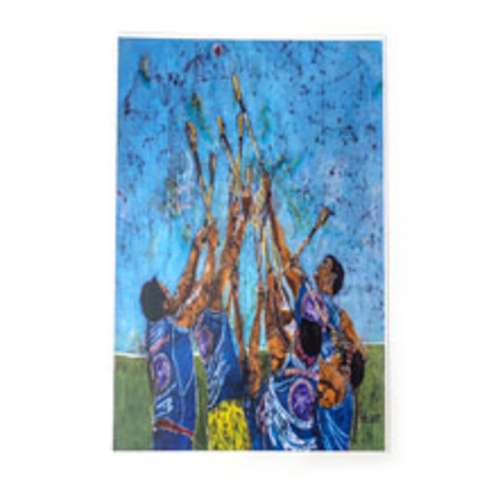 *JU Stickball Canvas Print 8"x12"