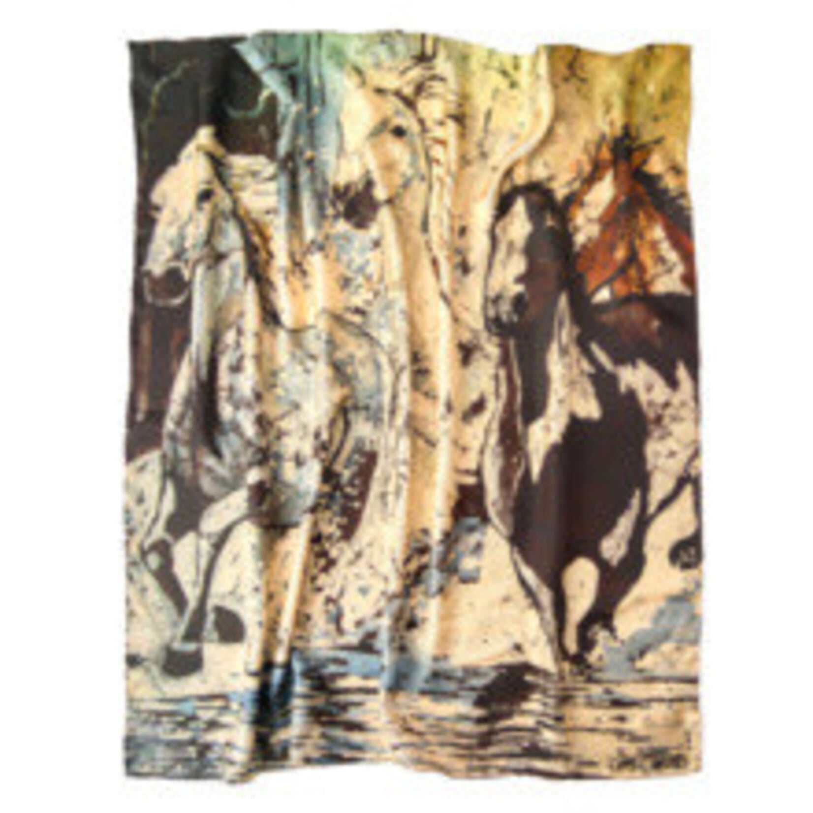 *JU Coming Through the Stream Art Scarve
