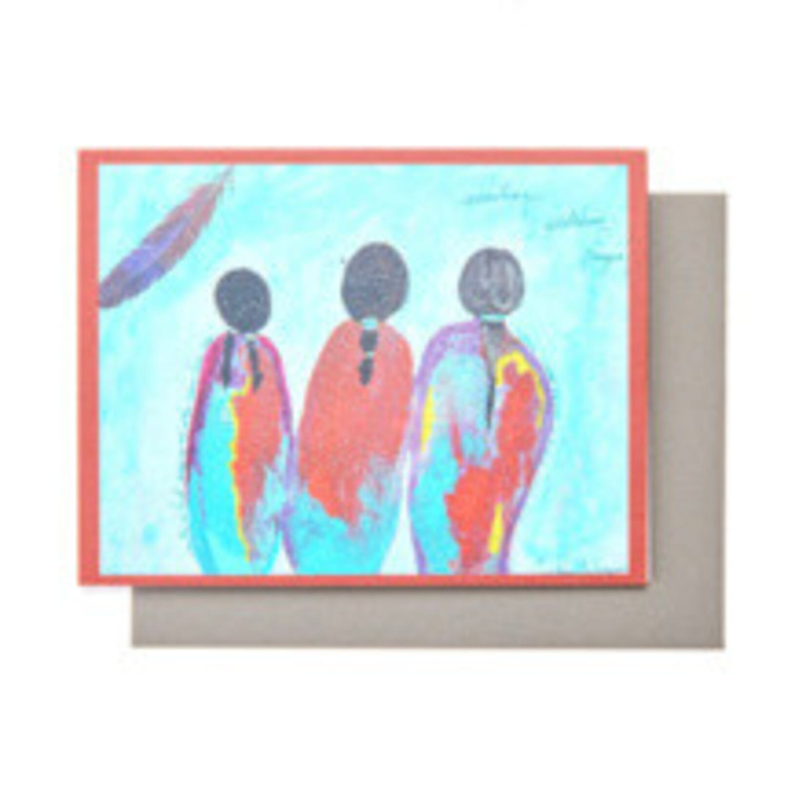 Love Waits ( Three Women)  Notecard-CBY