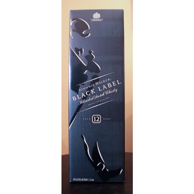 JOHNNIE WALKER BLACK LABEL SCOTCH 750ML
