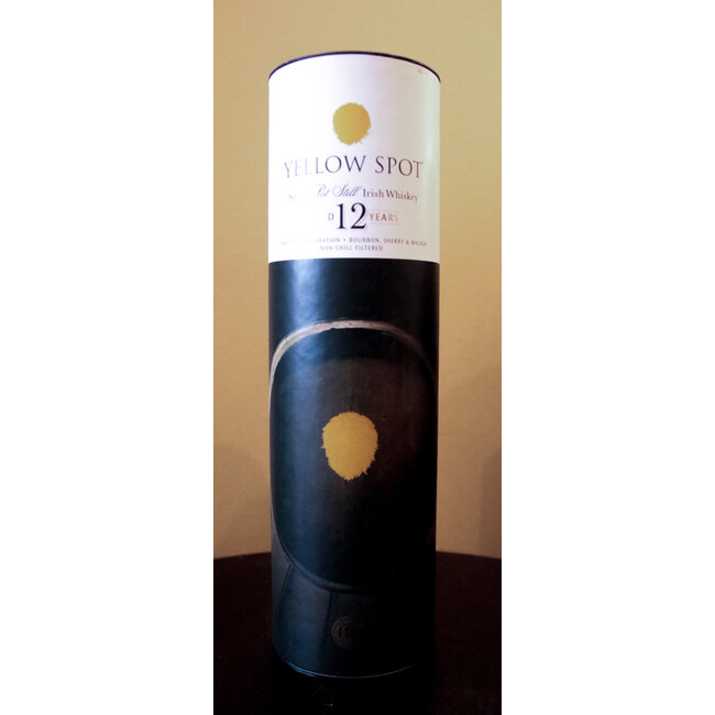 MIDLETON 'YELLOW SPOT' 12YR IRISH WHISKEY SINGLE POT STILL DUBLIN 750ML