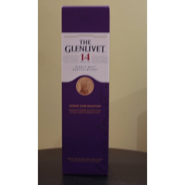 Glenlivet GLENLIVET 14YR COGNAC CASK SINGLE MALT SCOTCH WHISKY 750ML