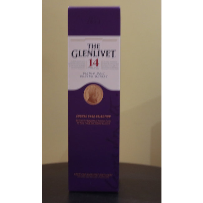 GLENLIVET 14YR COGNAC CASK SINGLE MALT SCOTCH WHISKY 750ML