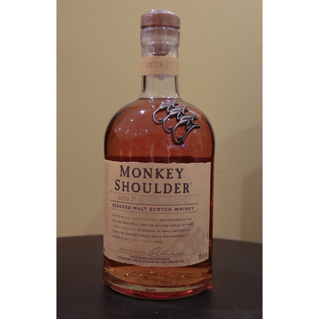 MONKEY SHOULDER BLENDED MALT SCOTCH WHISKY 750ML - Grapes & Grains