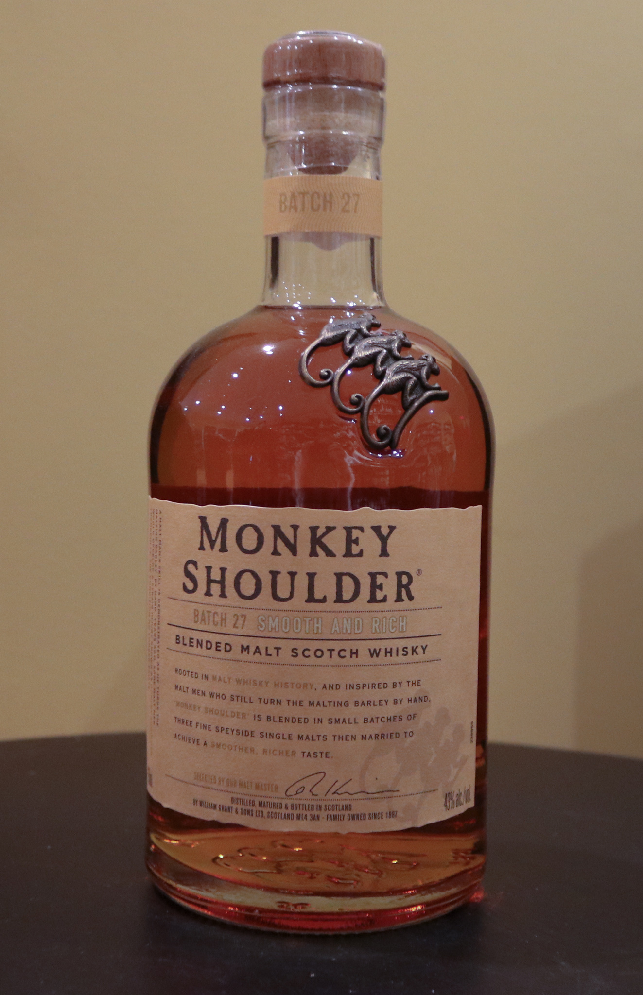 Monkey Shoulder Blended Malt Scotch