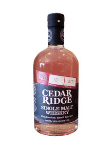 Cedar Ridge CEDAR RIDGE WHISKEY SINGLE MALT 750ml