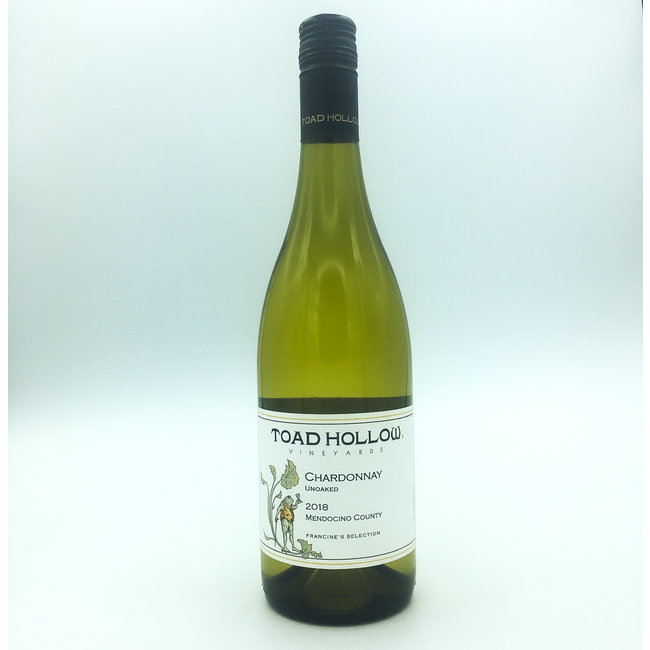 TOAD HOLLOW UNOAKED CHARDONNAY MENDOCINO 750ML