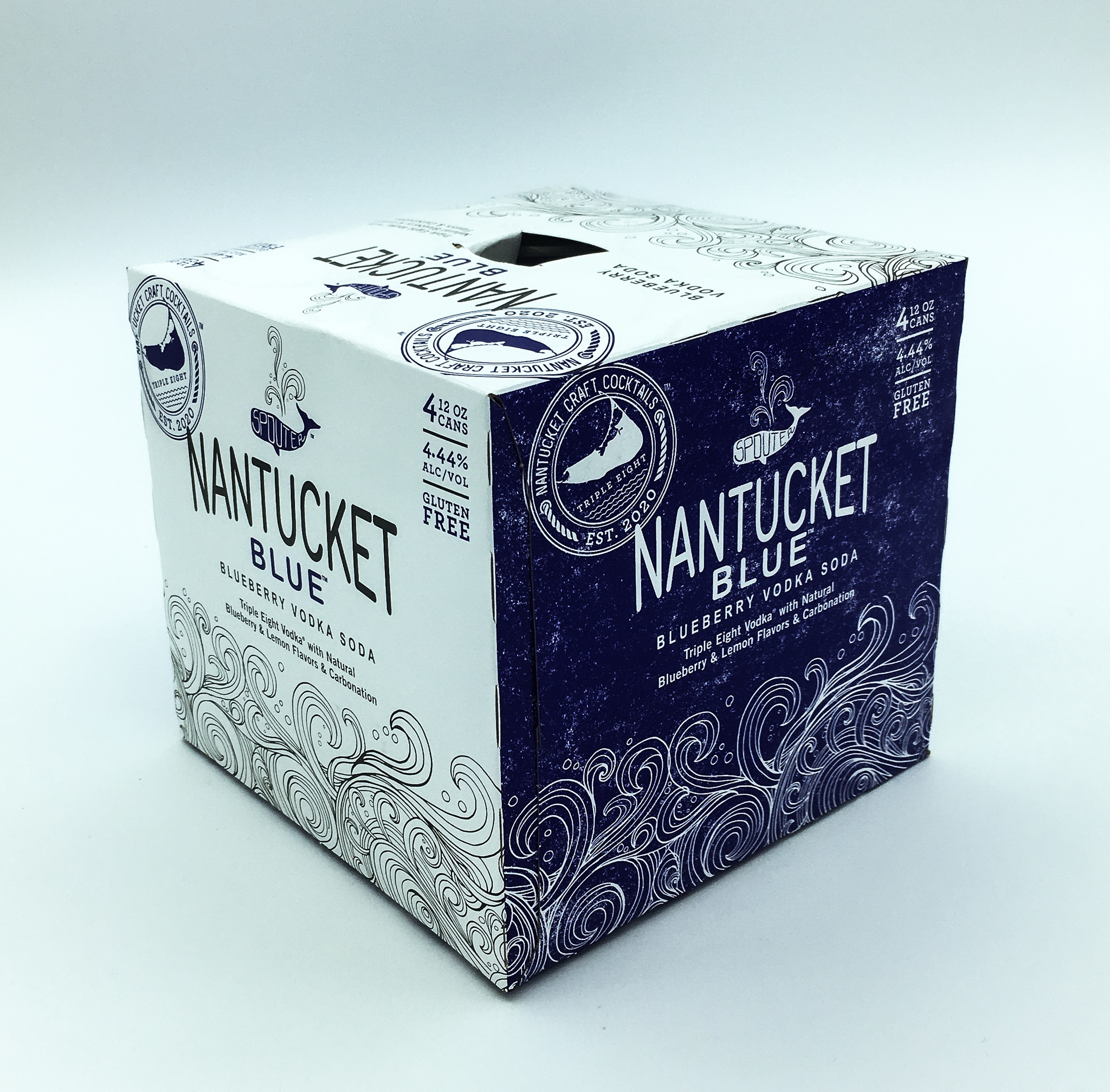 NANTUCKET BLUEBERRY VODKA SODA RTD 4PK Grapes & Grains