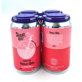Grey Sail Brewing / South County Distillers SOUTH COUNTY PEACH LEMONADE VODKA RTD COCKTAIL 4PK