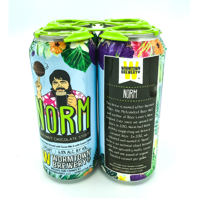 WORMTOWN NORM COCONUT CHOCOLATE STOUT 4PK