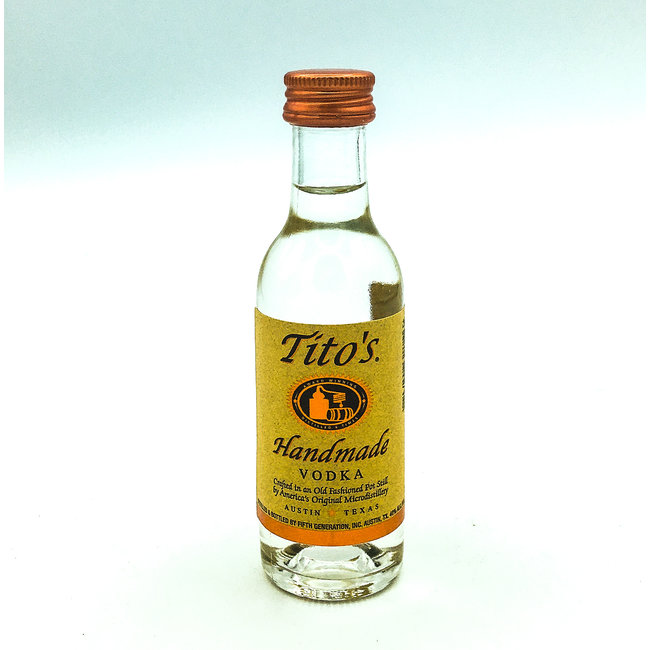 TITO S VODKA 50ML NIP 1 5OZ Grapes Grains