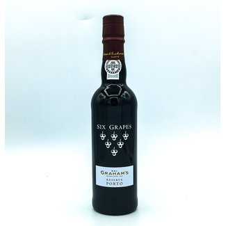 W & J Graham's 'SIX GRAPES' RESERVE PORTO RUBY HALF BOTTLE 375ML