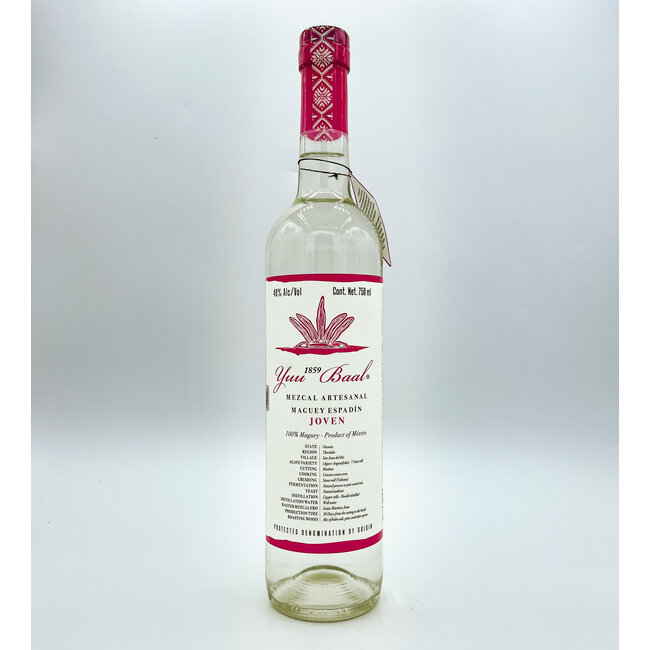 YUU BAAL ESPADIN JOVEN MEZCAL 750ML