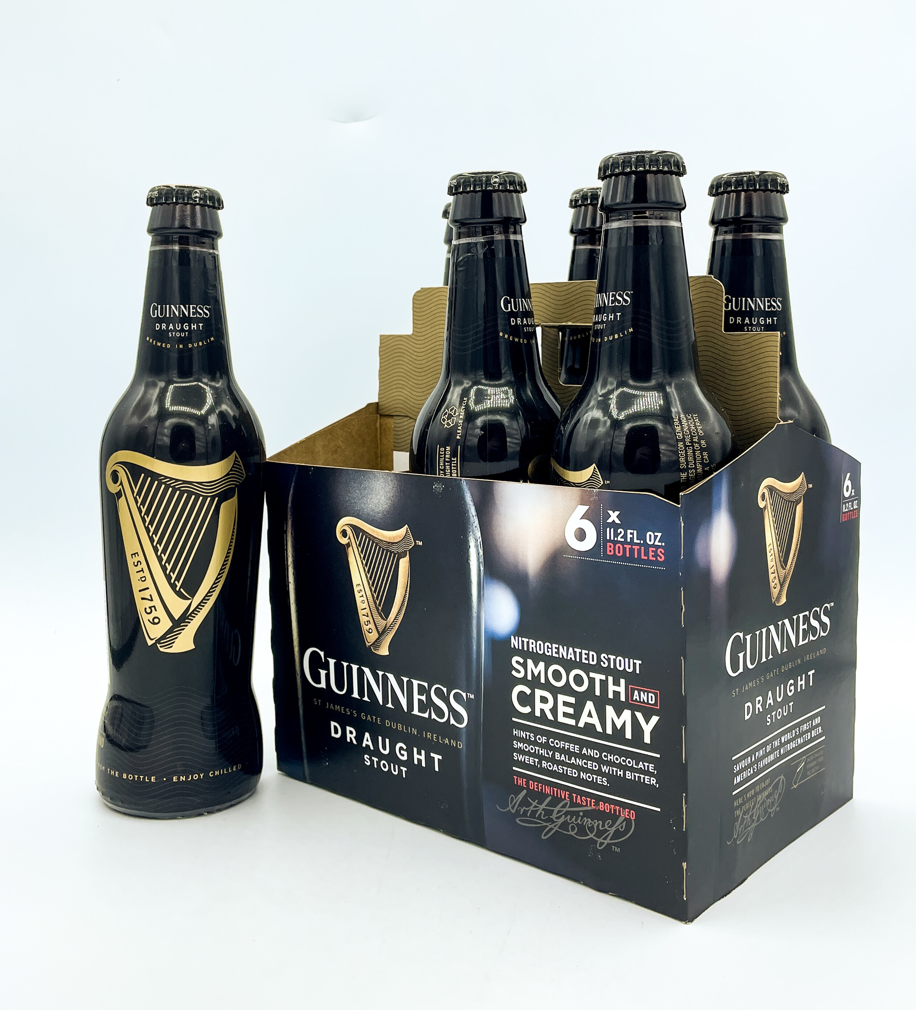Guinness™ Draught Stout Beer, 6 bottles / 11.2 fl oz - Kroger