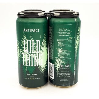 Artifact Cidery ARTIFACT 'LONG WAY BACK' HARD CIDER McINTOSH OFF-DRY 4PK