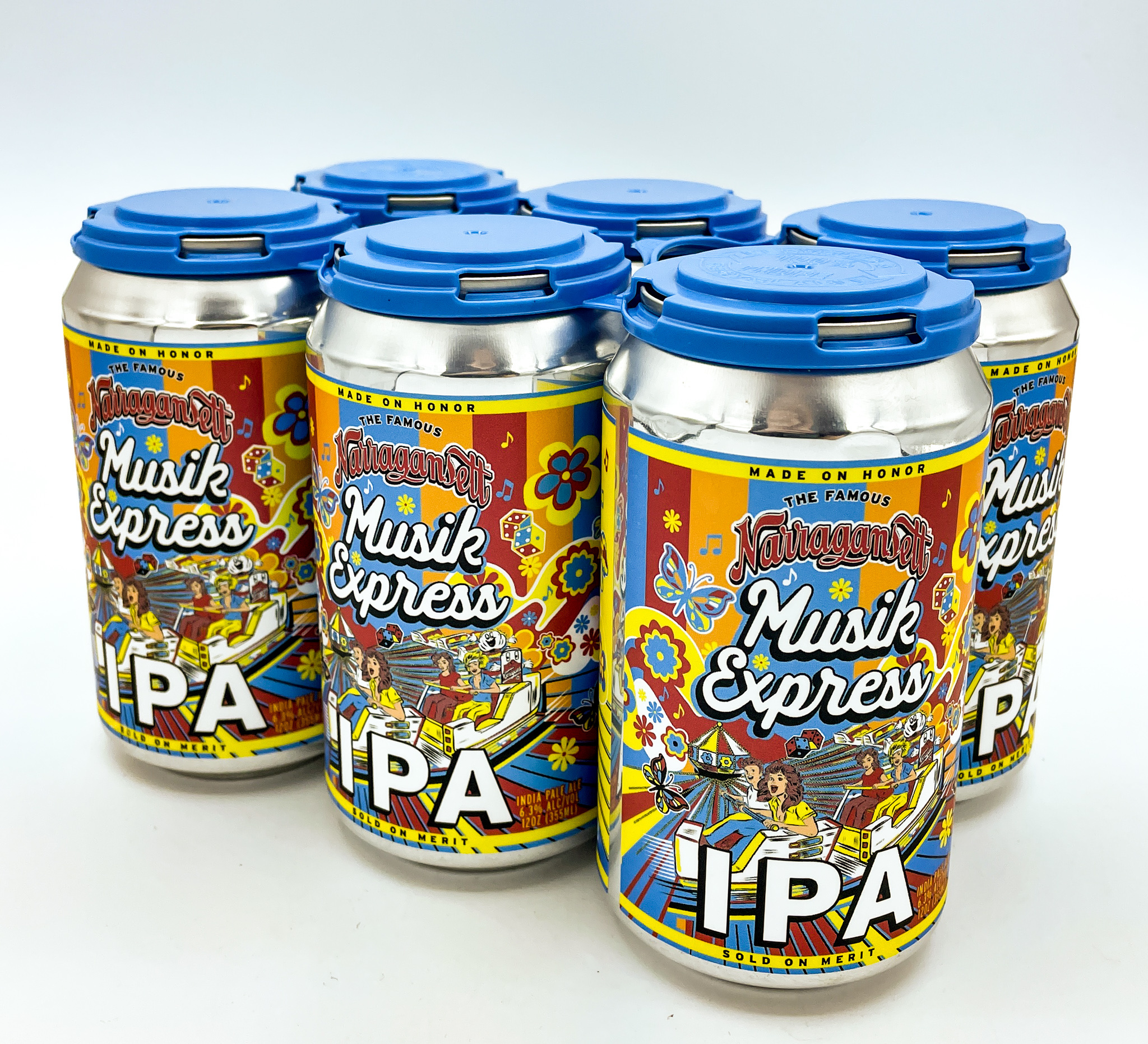 NARRAGANSETT MUSIK EXPRESS IPA 6PK CANS Grapes & Grains