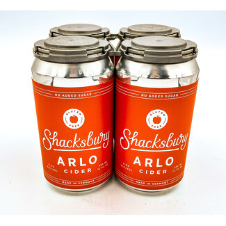 SHACKSBURY 'ARLO' EXTRA DRY HARD CIDER WILD FERMENT 4PK
