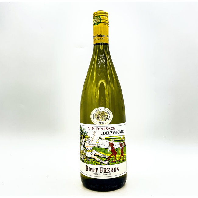 BOTT FRÈRES EDELZWICKER OFF-DRY VIN D'ALSACE LITER 1L