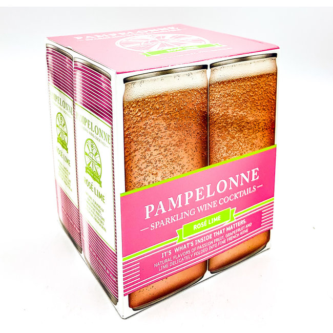 PAMPELONNE 'ROSÉ LIME' FRENCH CANNED WINE COCKTAIL 4PK