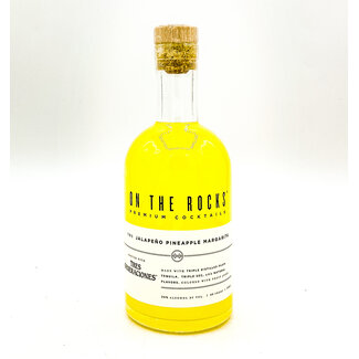 ON the ROCKS JALAPEÑO PINEAPPLE MARGARITA RTD COCKTAIL PINT 375ML