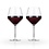 Viski VISKI CRYSTAL BURGUNDY RED WINE GLASS SET OF 2