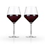 VISKI CRYSTAL BURGUNDY RED WINE GLASS SET OF 2