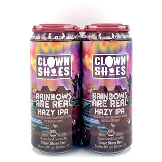 CLOWN SHOES RAINBOWS ARE REAL HAZY IPA 4PK