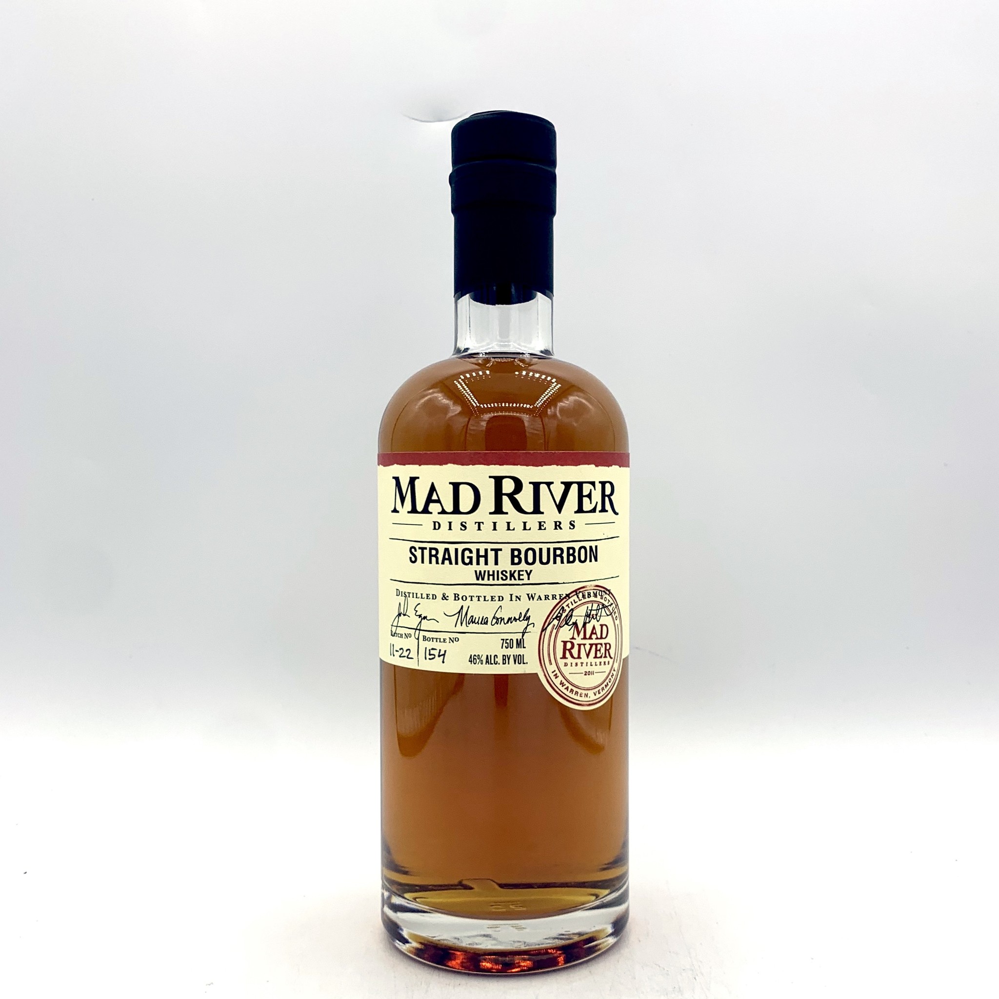 MAD RIVER STRAIGHT BOURBON WHISKEY SMALL BATCH VERMONT 750ML Grapes