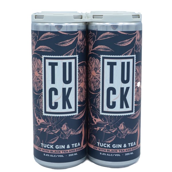 TUCK GIN & BLACK TEA RTD CANNED COCKTAIL 4PK
