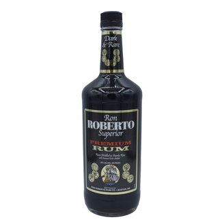 RON ROBERTO 'DARK & RARE' PREMIUM RUM PUERTO RICO LITER 1L