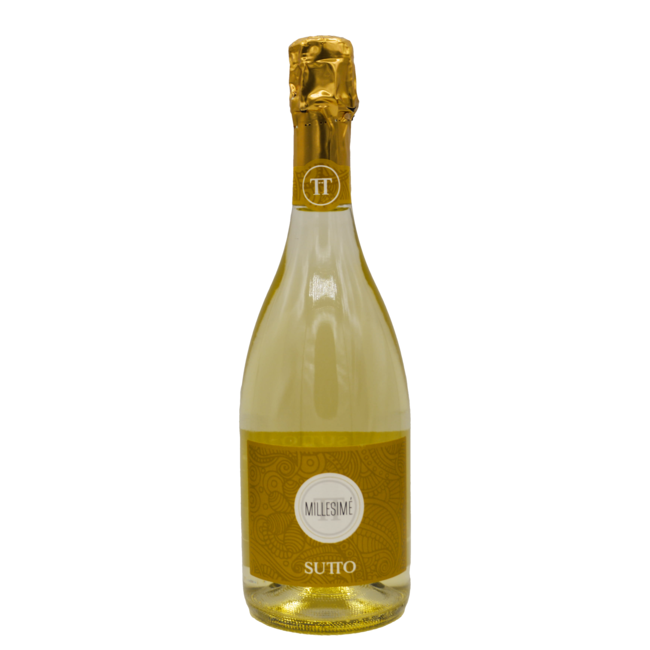 SUTTO 'MILLESIMÉ' SPUMANTE BIANCO EXTRA DRY SPARKLING ITALY 750ML