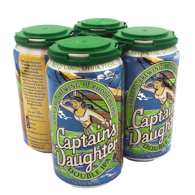 GREY SAIL CAPTAIN'S DAUGHTER DIPA 4PK 12OZ CAN