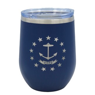 SARAH TOMASSO INSULATED TUMBLER NAVY STATE FLAG