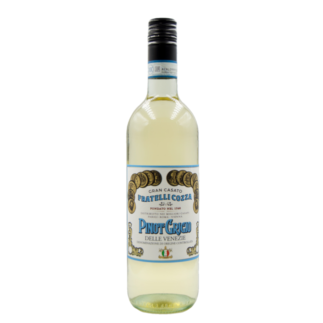 FRATELLI COZZA PINOT GRIGIO VENIEZE 750ML