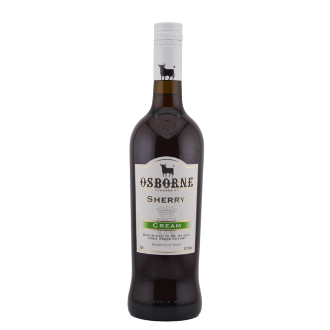 OSBORNE CREAM SHERRY JEREZ SPAIN 750ML