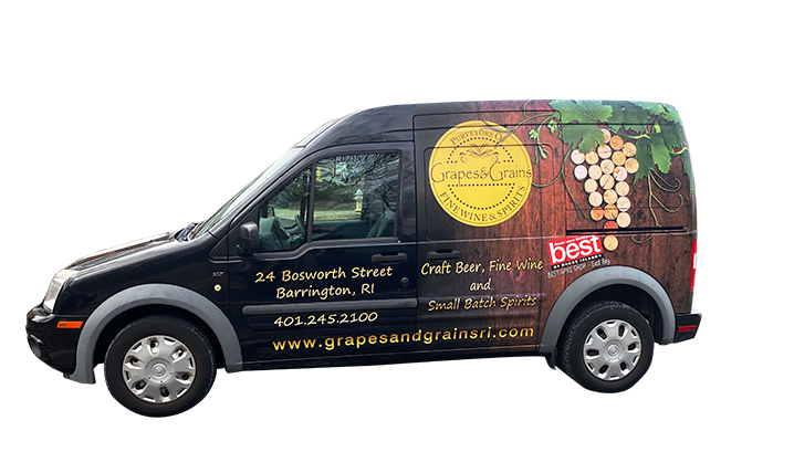 Grapes & Grains delivery van