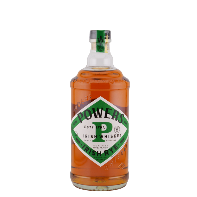 POWERS 'IRISH RYE' WHISKEY MIDLETON CORK COUNTY HANDLE 1.75L