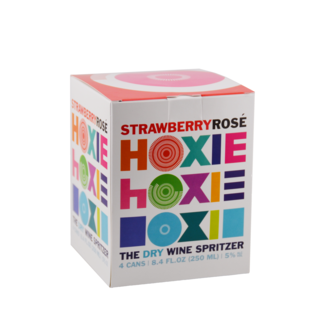 HOXIE STRAWBERRY ROSÉ DRY WINE SPRITZER 4PK