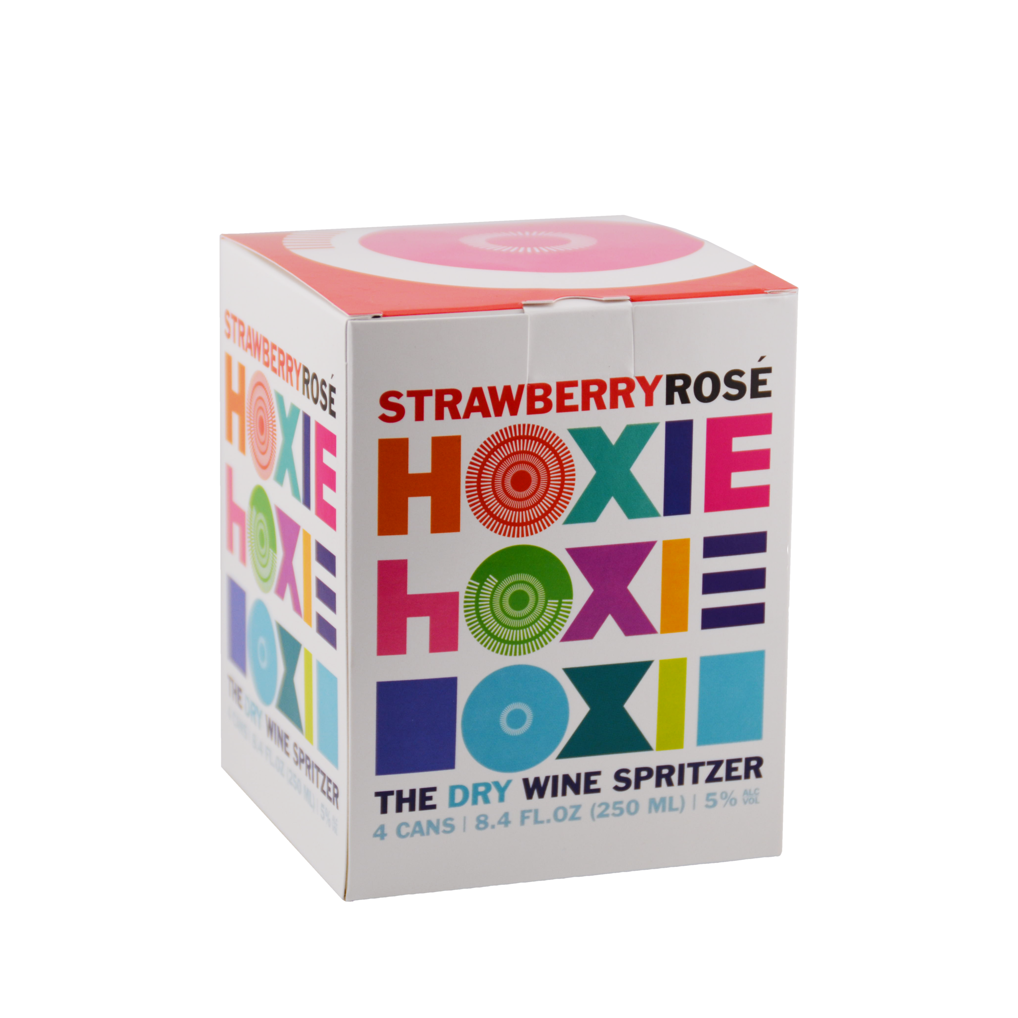 HOXIE STRAWBERRY ROSE DRY WINE SPRITZER 4PK - Grapes & Grains