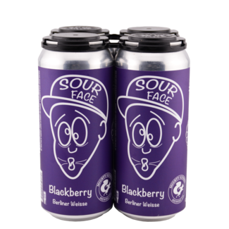 MIGHTY SQUIRREL SOUR FACE BLACKBERRY SOUR 4PK