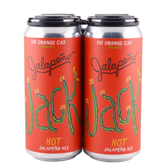 FAT ORANGE CAT JALAPENO JACK HOT ALE 4PK