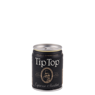 TIP TOP ESPRESSO MARTINI RTD CANNED COCKTAIL 44 PROOF 100ML CAN