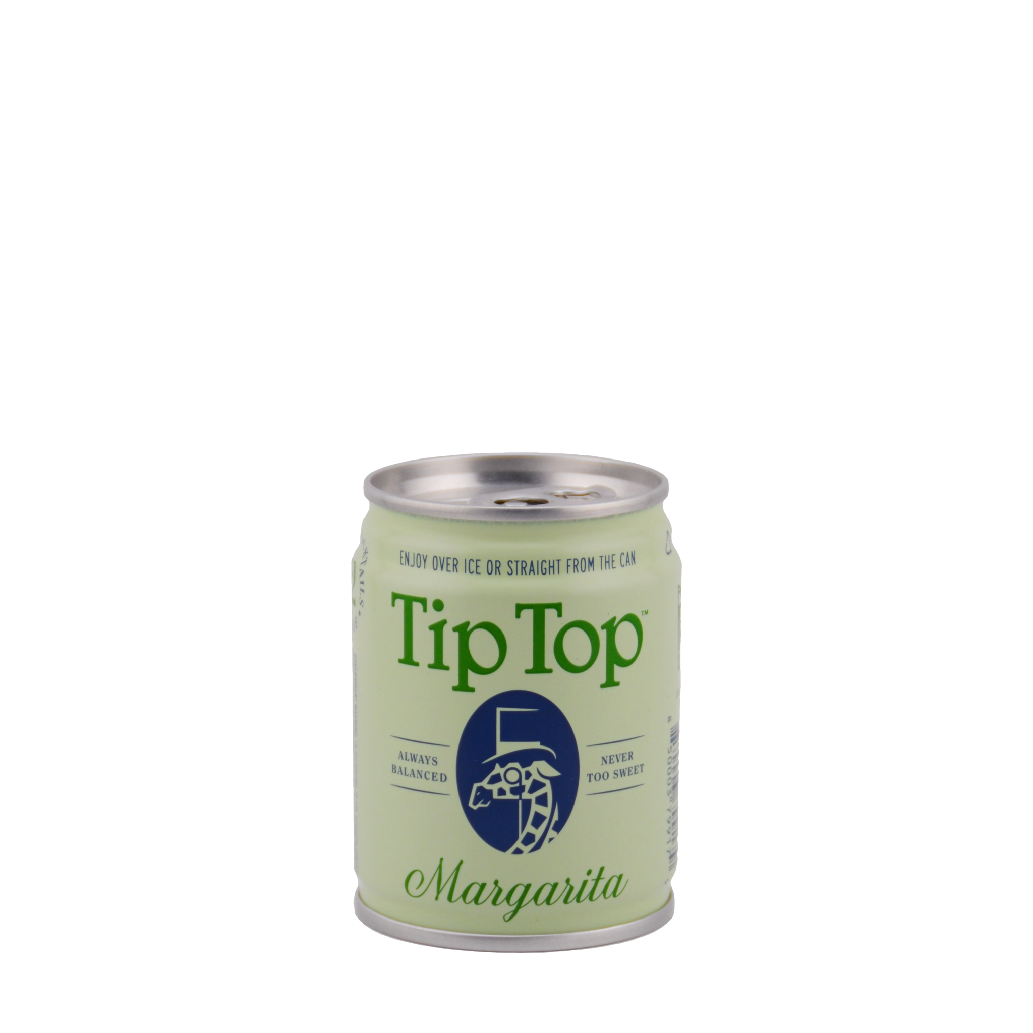 TIP TOP MARGARITA RTD CANNED COCKTAIL 52 PROOF 100ML CAN Grapes & Grains