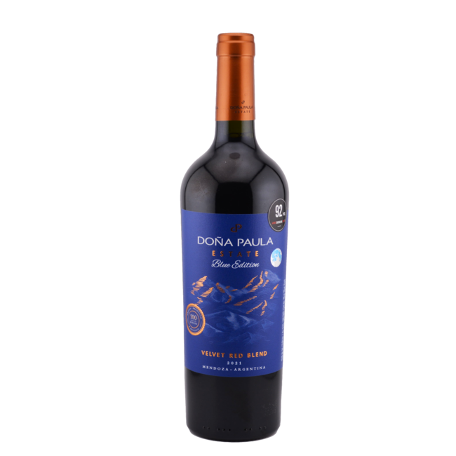 DOÑA PAULA 'BLUE EDITION' VELVET RED BLEND LUJÁN de CUYO 750ML