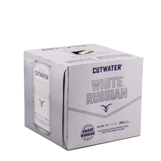 CUTWATER WHITE RUSSIAN RTD COCKTAIL 4PK