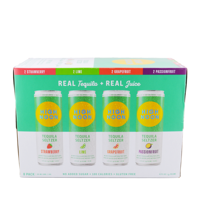 HIGH NOON TEQUILA SELTZER VARIETY PACK RTD 8PK