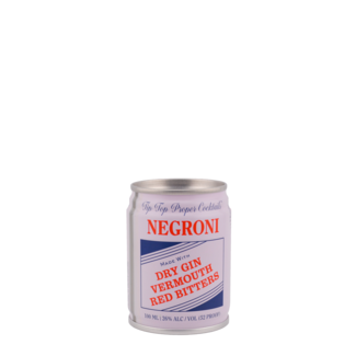 TIP TOP NEGRONI RTD GIN CANNED COCKTAIL 52 PROOF 100ML CAN